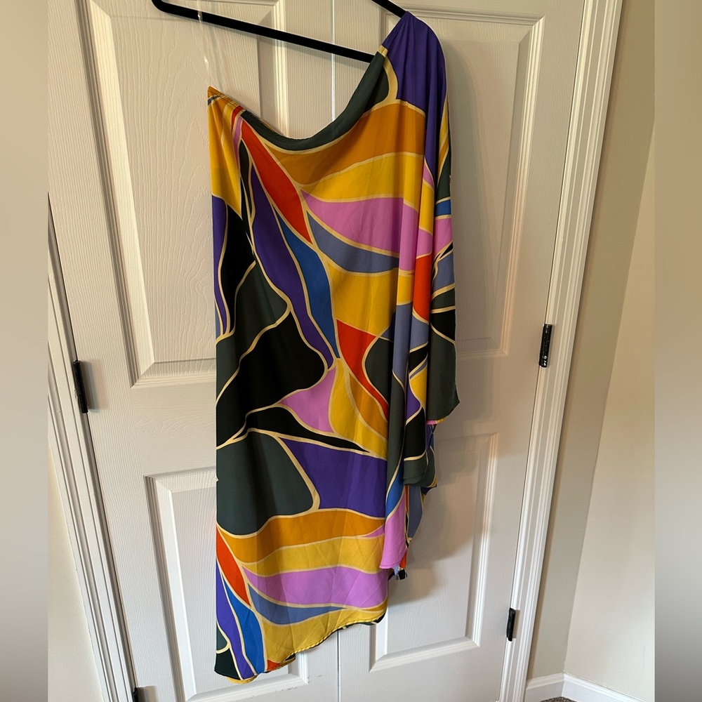 One Shoulder Tyche Midi Dress